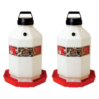 Little Giant PPF7 7 Gallon Capacity Automatic Chicken Poultry Waterer (2 Pack)