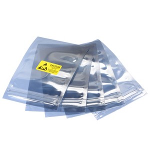 Unique Bargains Antistatic Resealable Durable Shielding Hard Drive Bag with Labels 50 Pcs - 1 of 3