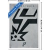 Trends International NBA San Antonio Spurs - Logo 25 Framed Wall Poster Prints - 3 of 4