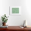 Deny Designs Alilscribble Abstract Greens Framed Art Print - 2 of 4