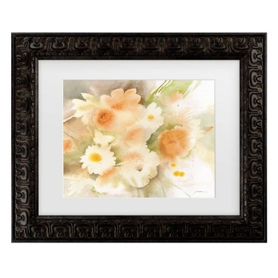 Trademark Fine Art Sheila Golden Garden Glow Matted Framed Art