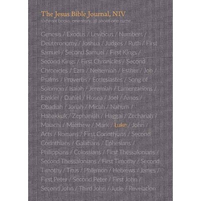 The Jesus Bible Journal, Luke, Niv, Paperback, Comfort Print - by  Zondervan