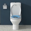 Toilet Seat with Built-In Toddler Potty Training Seat, Mother and Child Cover, Slow Close, Easy to Install,  Elongated - 3 of 4