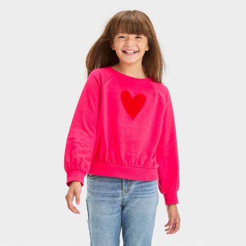 Girls' Zip-up Fleece Hoodie Sweatshirt - Cat & Jack™ : Target