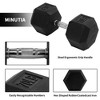 Signature Fitness Hex Dumbbells Non-Slip Free Weights Full Body Strength Training Home Gym Workout Equipment Set - 3 of 4