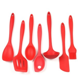 Chef Craft 7 Piece Premium Silicone Kitchen Tool and Utensil Set - 1 of 4