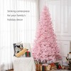 7.5 FT Tall PreLit Artificial Christmas Tree with Realistic Branches, 500 Warm White LED Lights and 1346 Tips - 4 of 4