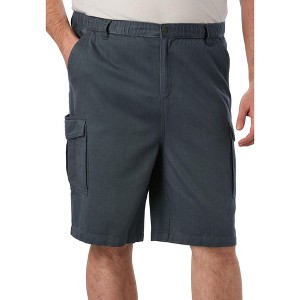 Boulder Creek by KingSize Renegade 9" Full Elastic Waist Cargo Shorts - 1 of 4