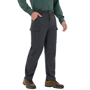 Men's Cargo Convertible Hiking Pants Zip-Off Quick-Dry Lightweight Stretch Pant Outdoor - 1 of 4
