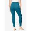 Roaman's Women's Plus Size Side Embellished Legging - 3 of 4