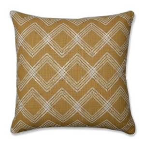 Colton Tuscan Oversize Square Floor Pillow Yellow - Pillow Perfect