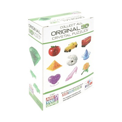 Green Translucent Crystal 3D Puzzle with 43 Pieces