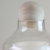 Northlight 14" Transparent Glass Hurricane with Decorative Wooden Lid and Base - 2 of 4
