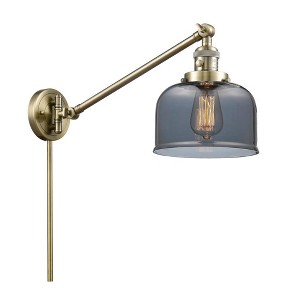 Bell - 1 Light Swing Arm Wall Sconce In Industrial Style-25 Inches Tall and 8 Inches Wide - 1 of 1