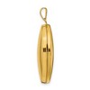 Black Bow Jewelry 14k Yellow Gold Polished Domed Locket, 26mm - 2 of 4