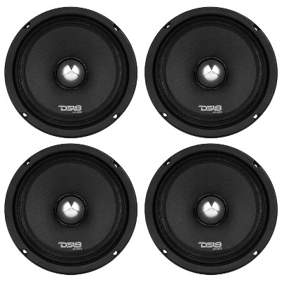  DS18 PRO FR6NEO Car Stereo 6.5 Inch 500 Watt MAX, 250 Watt RMS, and 4 Ohm Neodymium Full Range Speaker for Car Audio Sound System (2 Pack) 
