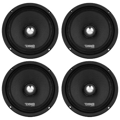  DS18 PRO FR6NEO Car Stereo 6.5 Inch 500 Watt MAX, 250 Watt RMS, and 4 Ohm Neodymium Full Range Speaker for Car Audio Sound System (2 Pack) 