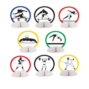 Beistle Summer Sports Mini Centerpieces, 4.5", (16/Pkg) Multicolored - 1 of 3