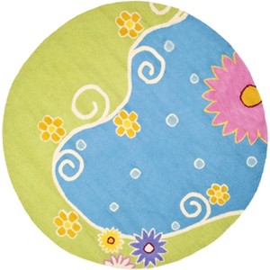 Safavieh Kids SFK383 Hand Tufted Indoor Rug - Safavieh - 1 of 3