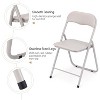 Folding Chair with Padded Cushion and Back, Dining Chairs with Durable Steel Frame for Home and Office, for Indoor and Outdoor Events - 2 of 4