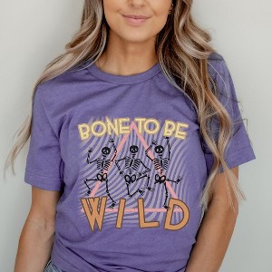 Simply Sage Market Women's Bone To Be Wild Short Sleeve Graphic Tee - 1 of 4