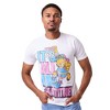 Garfield It’s All In The Attitude Men's White Crew Neck Short Sleeve T-shirt - 4 of 4