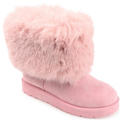 Journee Collection Womens Shanay Round Toe Pull On Winter Boots