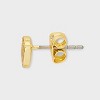 Bijoux Sport by Luv Aj MLB Gold Logo Stud Earrings - 3 of 3
