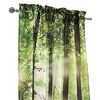 Habitat Photo Real Colorful Forest Pole Top Light Filtering Decorative Curtain Pair Each 38" x 84" Multicolor - 3 of 4