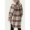 Women's LONG CHECKED SHIRT-JACKET - Urban Daizy - 3 of 3