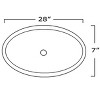 ALFI Noah"s Collection Mirrored Stainless Steel Drop-In/Undermount Bathroom Basin - 2 of 2