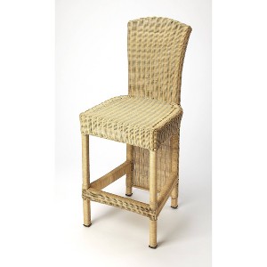 Andros Rattan Counter Stool Light Toast - Butler Specialty