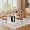 FURNIinspire Dining Chairs Set Of 2 Rattan Dining Chair, Dining Room Chairs, Mid Century Accent Chair Kitchen Chairs, Brown, 20.86"*16.92"*32.67" - 4 of 4