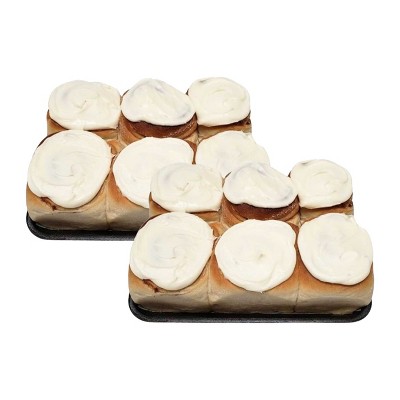 Stacy Lynn's Baking Company Frosted Precooked Cinnamon Rolls - 12 Pack