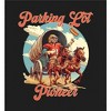"Parking Lot Pioneer" Old West Wagon Football Cowboy Adult Long Sleeve Tee - 2 of 2
