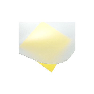 Frosted Clear Vinyl Rectangular Non-Slip Desk Pad 12" x 17"