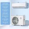 18K BTU Mini Split AC/Heat Pump - 23 SEER2, Cools/Heats 1,250 Sq.Ft, 208V/230V, WiFi Alexa, Easy Install Kit - R45 Series - 2 of 4