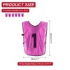 Unique Bargains Team Sports Reversible Numbered Soccer Training Vest 6 Pcs - 2 of 4