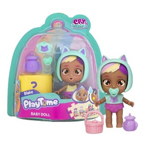Cry Babies PlayTime Day Care Blake Baby Figures - 5+ Surprises, Accessories, Great Gift for Kids Ages 4+ - 1 of 4
