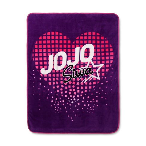 Jojo Siwa Purple Throw Blankets 46 X60 Target