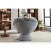 TIRAMISUBEST Oversized Swivel Accent Chair, 360 Swivel Barrel Chair - 3 of 4