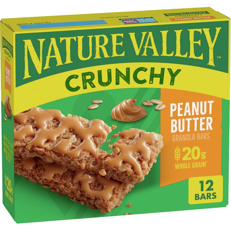 Nature Valley Crunchy Peanut Butter Granola Bars - 6ct, 1 of 10