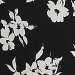 black painted flower