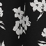 black painted flower