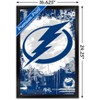 Trends International NHL Tampa Bay Lightning - Maximalist Logo 23 Framed Wall Poster Prints - 3 of 4
