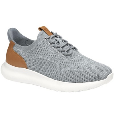Johnston & Murphy Men’s Amherst 2.0 Knit Plain Toe Dress Casual Shoe, Gray Heathered Knit, Size 8.5 W