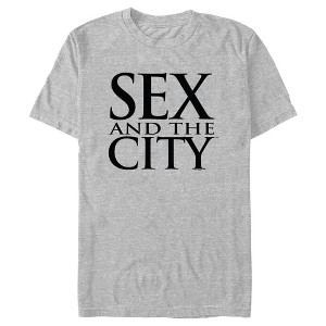 Men's Sex and the City Classic Text Logo T-Shirt - 1 of 4