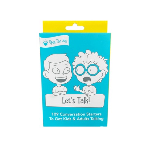 get talking! Educational Flash Cards Kids travel game Thought Provoking gift 