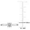 CREATED FOREVER |   14K White Gold 1/2 CT Lab Grown Diamond TW Solitaire Ring,White,6 - 4 of 4