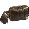 Joan & David Metallic Tubular Quilted Nylon Passport Sling Bag - 4 of 4